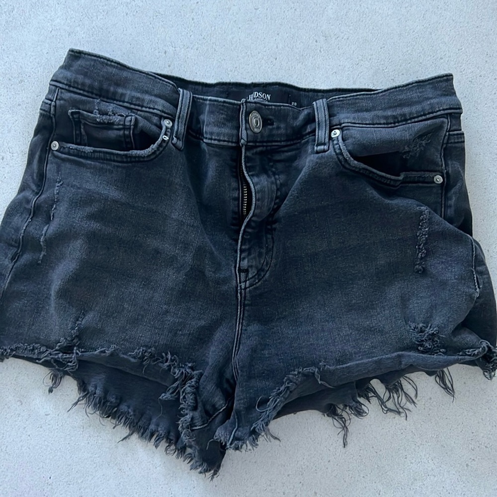 Hudson stretch denim jean short